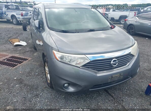 JN8AE2KP9G9153790 2016 NISSAN QUEST Gray Vista frontal