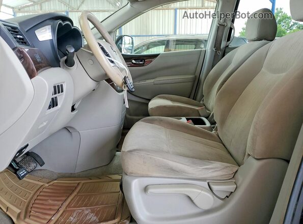 JN8AE2KP9H9168467 2017 NISSAN QUEST Black Вид салону спереду