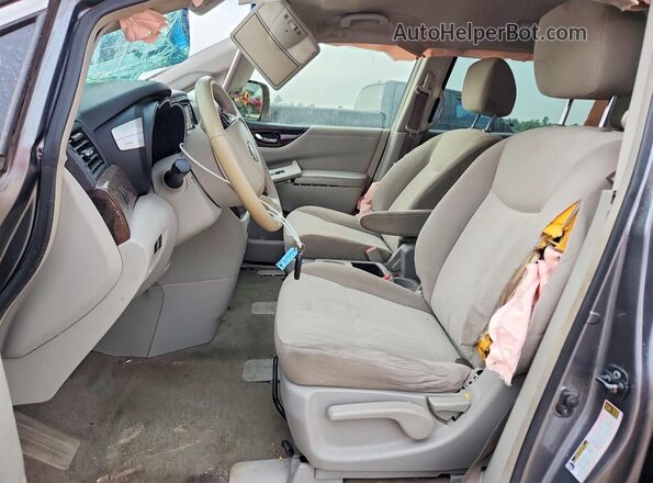 JN8AE2KP9H9169487 2017 NISSAN QUEST Gray წინა სალონის ხედი