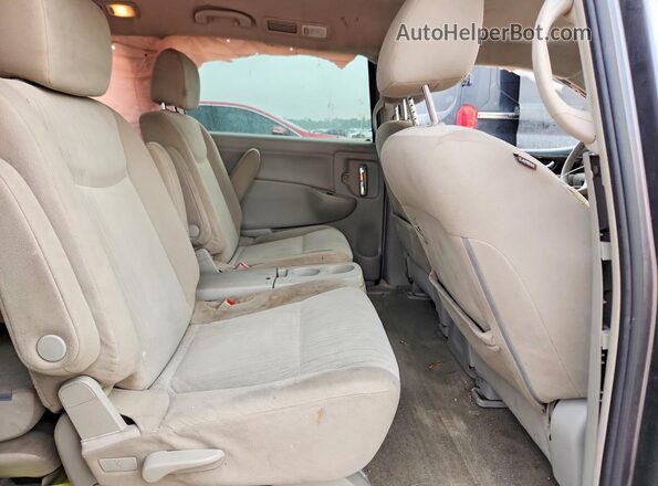 JN8AE2KP9H9169487 2017 NISSAN QUEST Gray უკანა სავარძლების ხედი