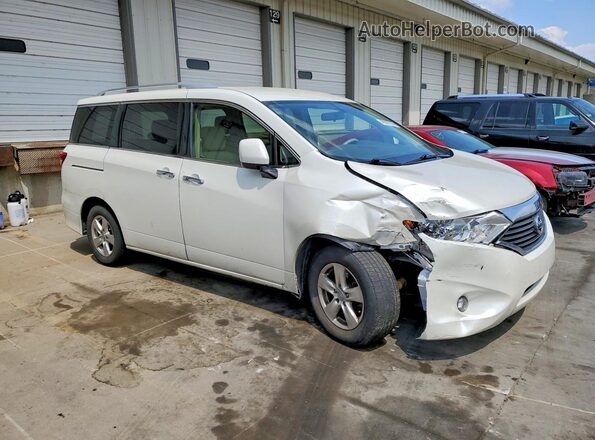 JN8AE2KPXH9168638 2017 NISSAN QUEST White Передня права чверть