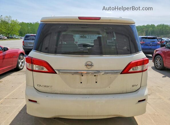 JN8AE2KPXH9168638 2017 NISSAN QUEST White Вид ззаду