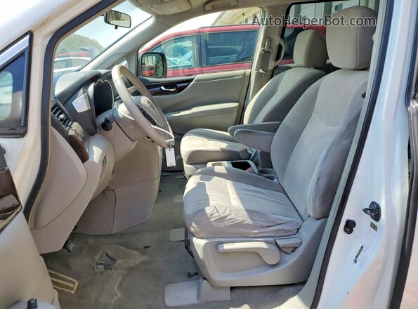JN8AE2KPXH9168638 2017 NISSAN QUEST White Вид салону спереду