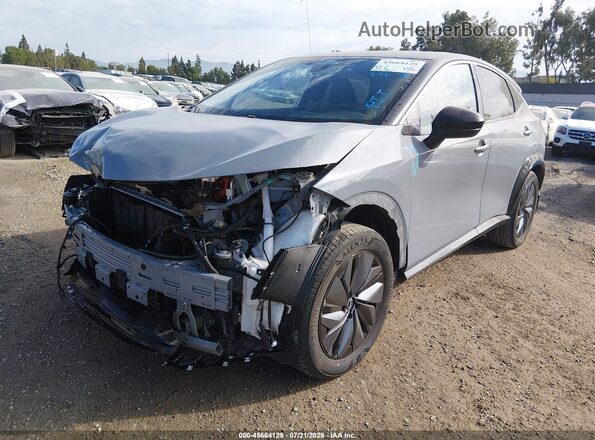JN8AF0BE3SM461382 2025 NISSAN ARIYA Gray Առջևի ձախ երեք քառորդ տեսարան