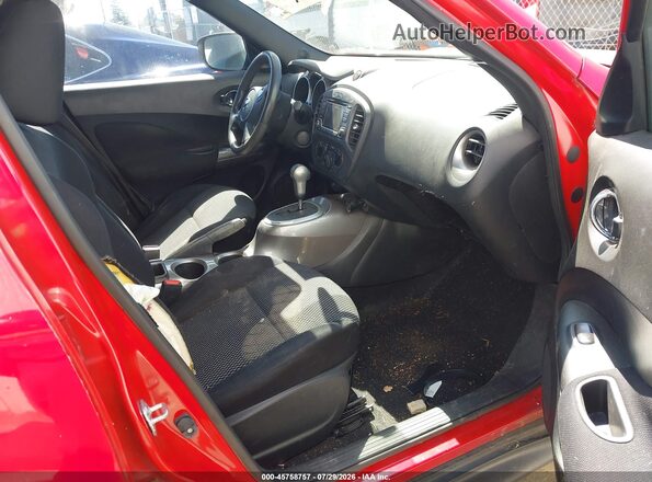 JN8AF5MR1GT607983 2016 NISSAN JUKE Red Սալոնի դիմացի տեսք