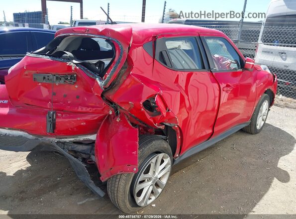 JN8AF5MR1GT607983 2016 NISSAN JUKE Red Սարքավորումների վահանակի տեսք