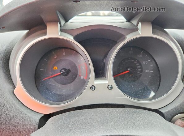JN8AF5MR1HT703906 2017 NISSAN JUKE Black Widok zestawu wskaźników