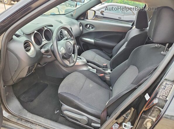 JN8AF5MR1HT703906 2017 NISSAN JUKE Black Widok wnętrza z przodu