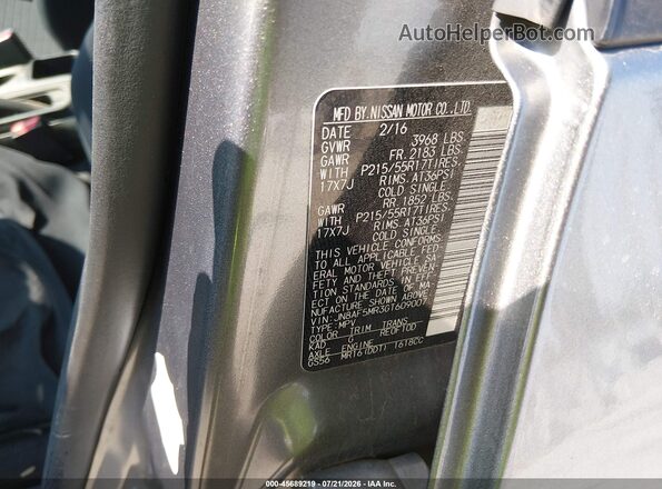 JN8AF5MR3GT609007 2016 NISSAN JUKE Серый Вид подкапотного пространства