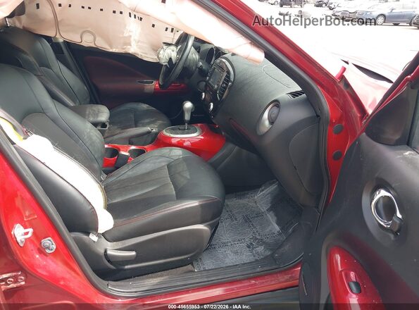 JN8AF5MR5HT703407 2017 NISSAN JUKE Red წინა სალონის ხედი