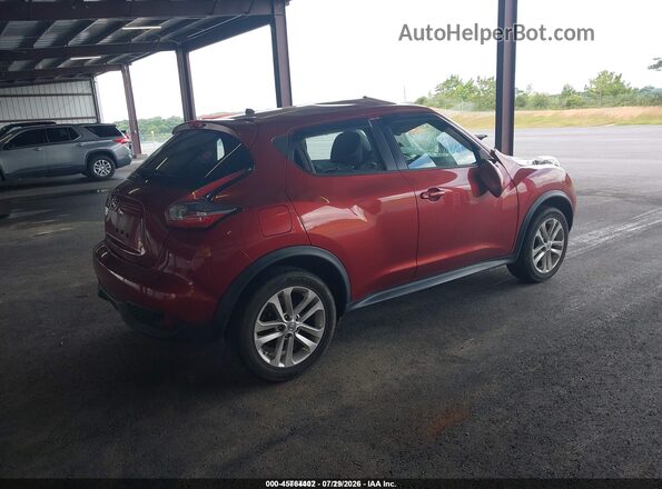 JN8AF5MR6HT701942 2017 NISSAN JUKE Красный Задняя правая четверть