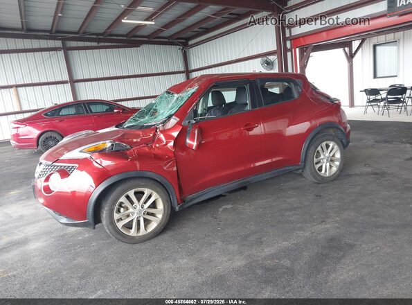 JN8AF5MR6HT701942 2017 NISSAN JUKE Красный Передняя левая четверть