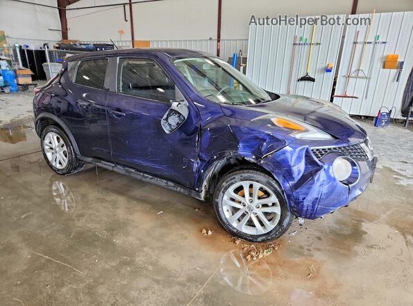 JN8AF5MR6HT702816 2017 NISSAN JUKE Синий Передняя правая четверть