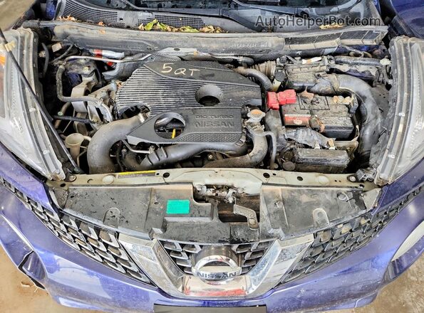 JN8AF5MR6HT702816 2017 NISSAN JUKE Синий Вид задней части салона