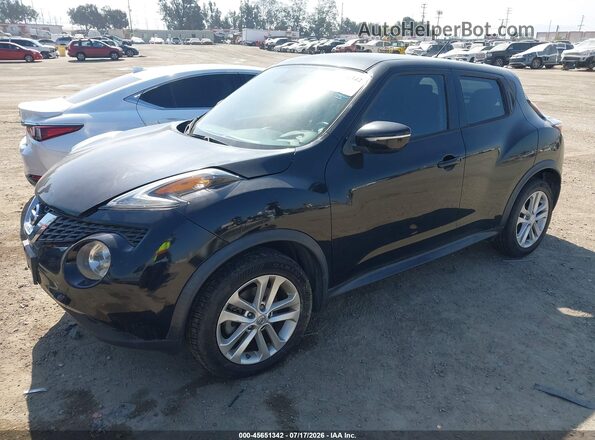 JN8AF5MR7GT602996 2016 NISSAN JUKE Black Vista tres cuartos delantera izquierda