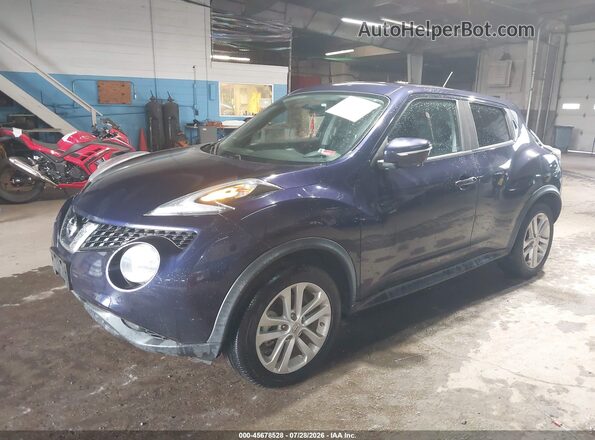 JN8AF5MR9GT610405 2016 NISSAN JUKE Blue Առջևի ձախ երեք քառորդ տեսարան
