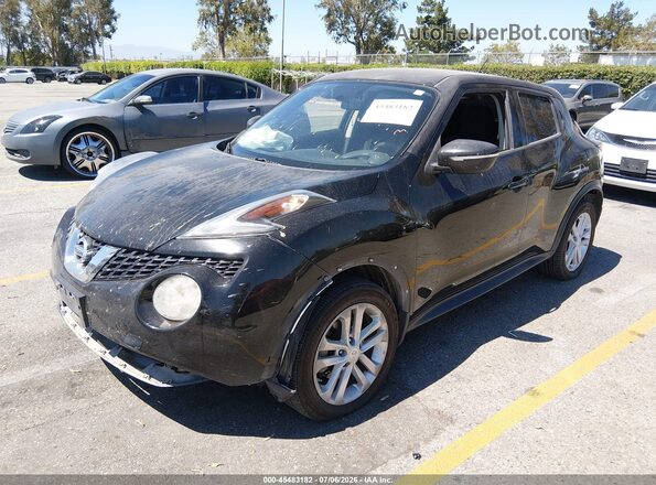 JN8AF5MRXGT604175 2016 NISSAN JUKE Черный Передняя левая четверть