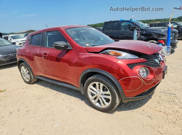 JN8AF5MV0GT660221 2016 NISSAN JUKE Burgundy Front right