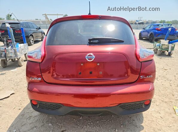 JN8AF5MV0GT660221 2016 NISSAN JUKE Burgundy Rear view