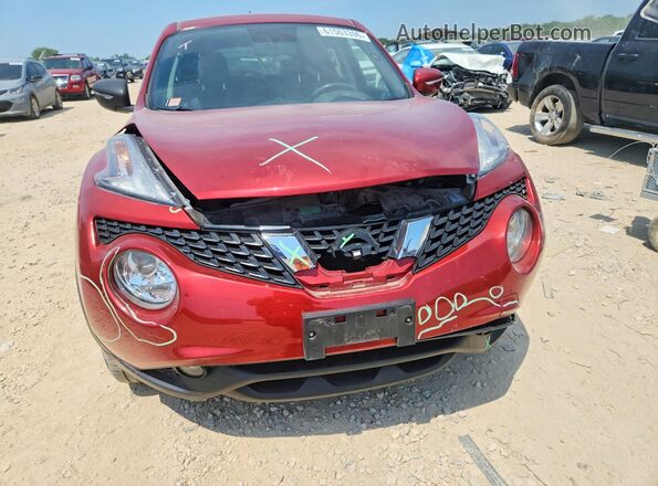JN8AF5MV0GT660221 2016 NISSAN JUKE Burgundy Front view