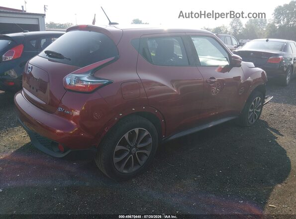JN8AF5MV1HT751502 2017 NISSAN JUKE Red Rear right