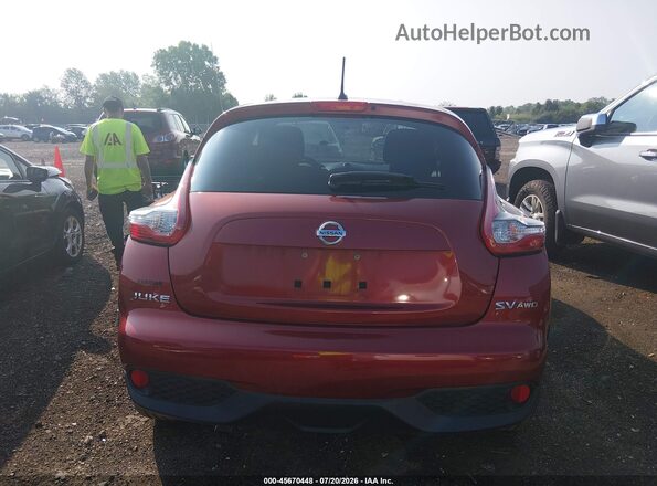 JN8AF5MV1HT751502 2017 NISSAN JUKE Red 