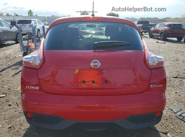 JN8AF5MV2HT750360 2017 NISSAN JUKE Red Vista trasera
