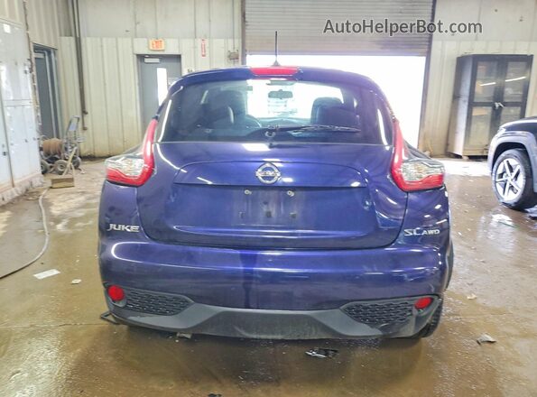 JN8AF5MV4GT651022 2016 NISSAN JUKE Blue Հետևի տեսք