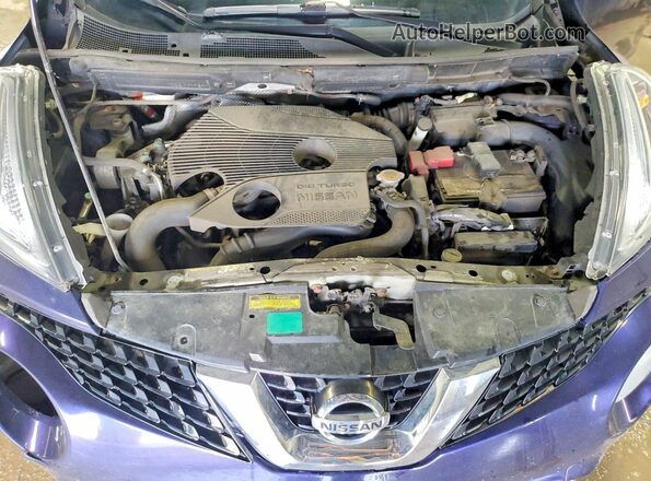 JN8AF5MV4GT651022 2016 NISSAN JUKE Blue Սալոնի հետևի տեսք