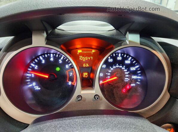 JN8AF5MV5HT753530 2017 NISSAN JUKE Gray Սարքավորումների վահանակի տեսք