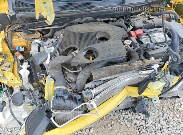 JN8AF5MV8GT650827 2016 NISSAN JUKE Yellow უკანა სალონის ხედი