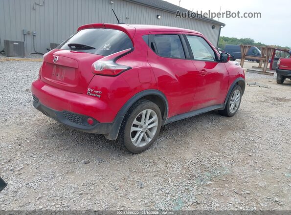 JN8AF5MV8GT653582 2016 NISSAN JUKE Red უკანა მარჯვენა