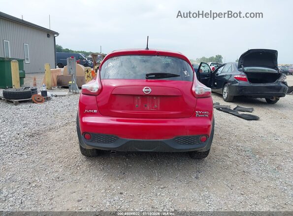 JN8AF5MV8GT653582 2016 NISSAN JUKE Red 