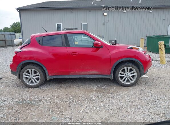 JN8AF5MV8GT653582 2016 NISSAN JUKE Red უკანა სალონის ხედი