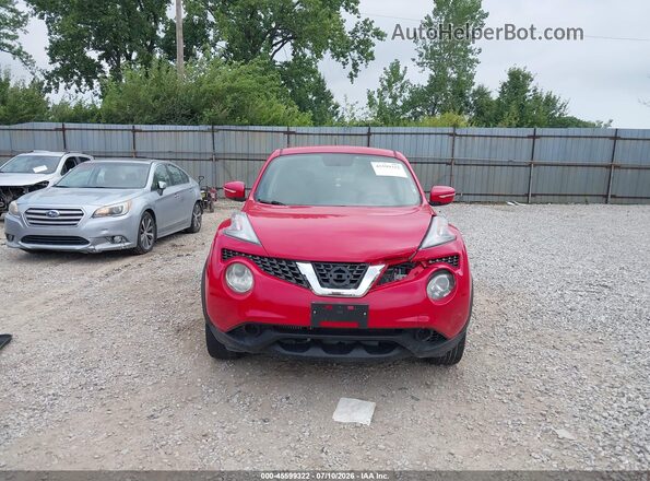 JN8AF5MV8GT653582 2016 NISSAN JUKE Red ხელსაწყოთა პანელის ხედი