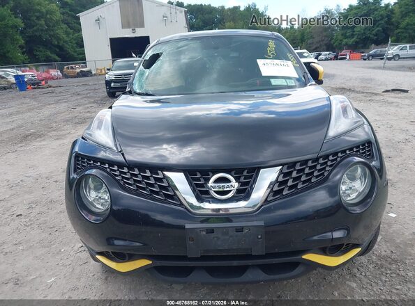 JN8AF5MV8GT657910 2016 NISSAN JUKE Black Widok zestawu wskaźników