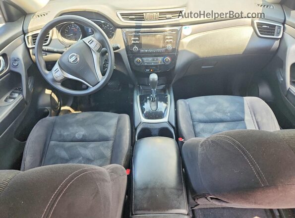 JN8AT2MT0GW004007 2016 NISSAN ROGUE Silver Dashboard view