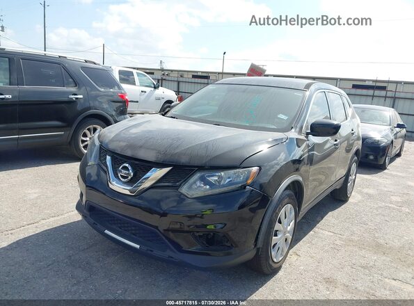 JN8AT2MT0GW016240 2016 NISSAN ROGUE Black Przód lewy