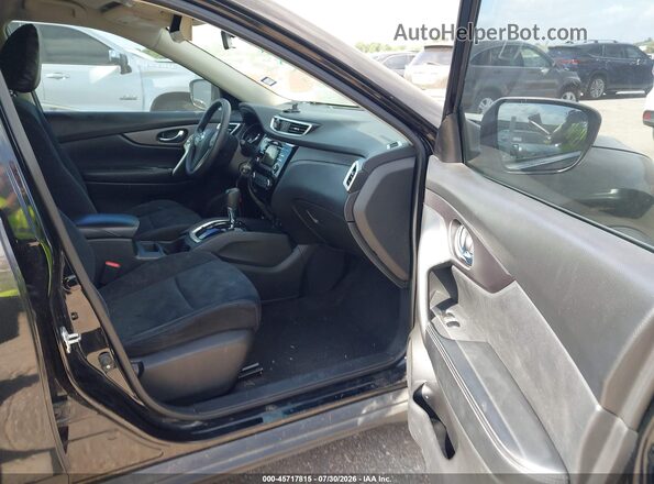 JN8AT2MT0GW016240 2016 NISSAN ROGUE Black Widok wnętrza z przodu