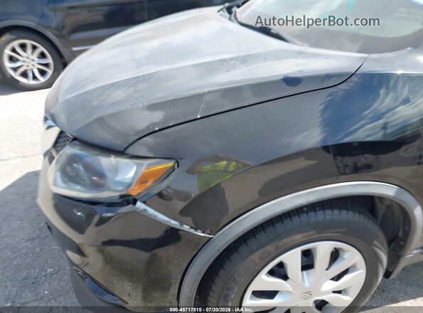 JN8AT2MT0GW016240 2016 NISSAN ROGUE Black Widok z przodu