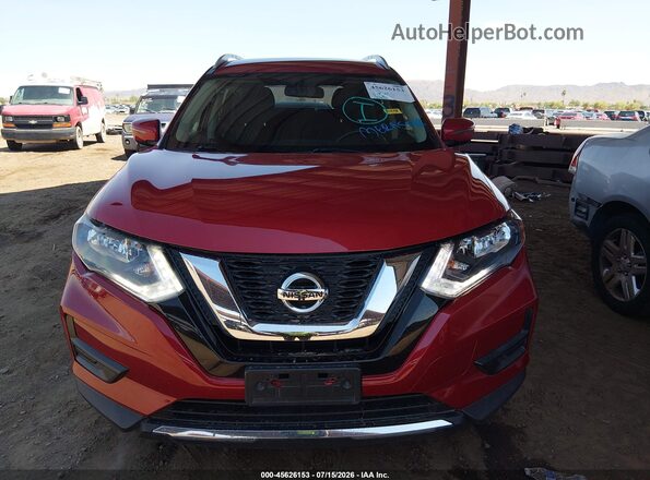 JN8AT2MT0HW136072 2017 NISSAN ROGUE Maroon Front view