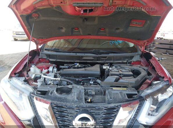 JN8AT2MT0HW136072 2017 NISSAN ROGUE Maroon Rear view