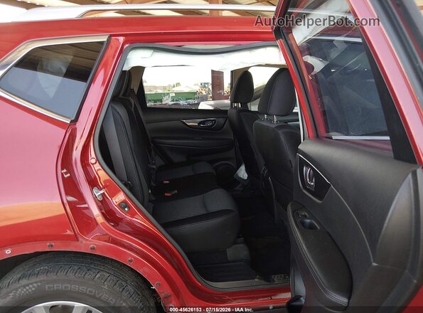 JN8AT2MT0HW136072 2017 NISSAN ROGUE Maroon VIN sticker view