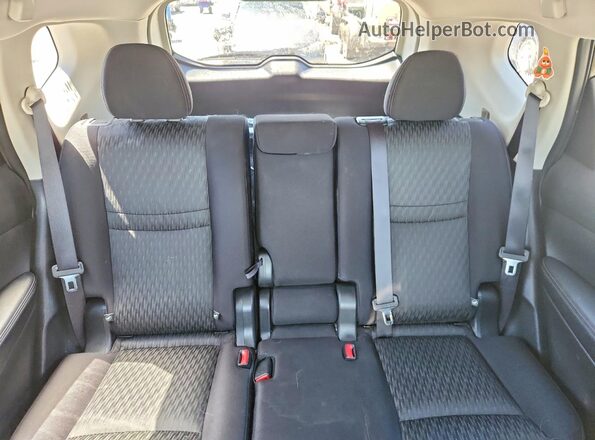 JN8AT2MT0KW500448 2019 NISSAN ROGUE Black Vista de los asientos traseros
