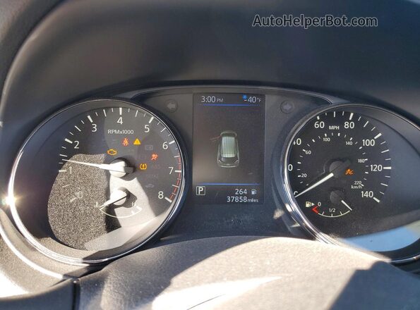 JN8AT2MT0LW009136 2020 NISSAN ROGUE Gray ხელსაწყოთა პანელის ხედი