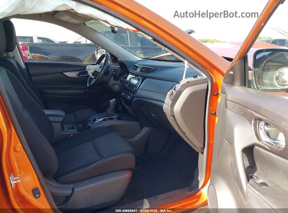 JN8AT2MT1KW500264 2019 NISSAN ROGUE Orange Widok wnętrza z przodu