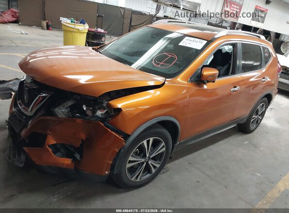JN8AT2MT1LW007993 2020 NISSAN ROGUE Orange Front left