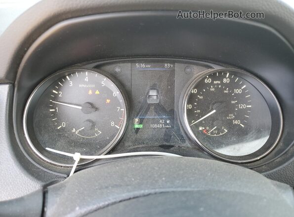 JN8AT2MT1LW038547 2020 NISSAN ROGUE Black Սարքավորումների վահանակի տեսք