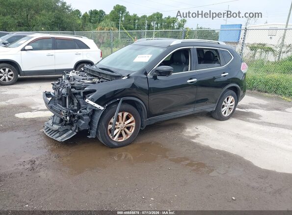 JN8AT2MT2GW019981 2016 NISSAN ROGUE Black Przód lewy