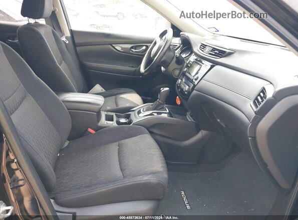 JN8AT2MT2HW385442 2017 NISSAN ROGUE Black Սալոնի դիմացի տեսք